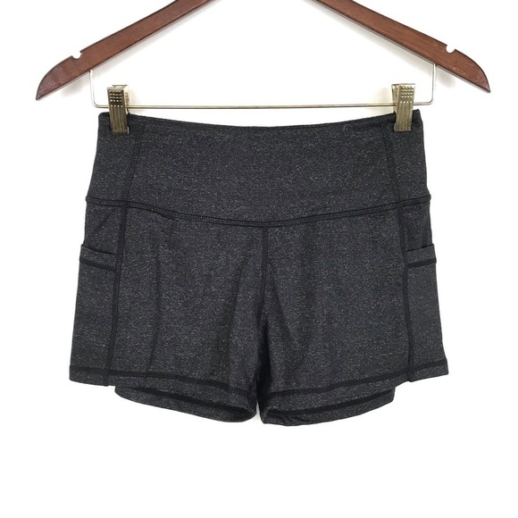 NeonySweets Charcoal Gray Yoga Shorts Medium - Picture 1 of 6